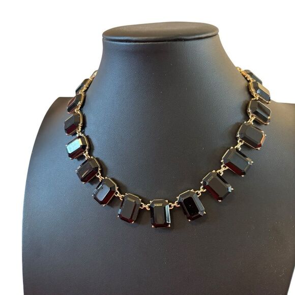 Stunning Christian Siriano Elegant Black and Gold Necklace. - Picture 3 of 6